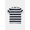Detská bavlnená polokošeľa United Colors of Benetton tmavomodrá farba, vzorovaná, 39QAC301T 39QAC301T.G.Seasonal 130