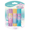 Lepiaca tyčinka KEYROAD Pastel, blister 3 ks, mix farieb