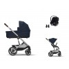 CYBEX Balios S Lux 2.0 + Cot S Lux Travel Set Aton B2 i-Size ocean blue 2025