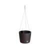 PROSPERPLAST Kvetináč závesný RATO ROUND W + vklad umbra 25,6cm