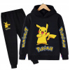 Teplaková súprava - Detské stopy na naiie veľkosť 158 Multi -Colored (Pikachu Pokemon Tracksuit s kapucňou 104-158)