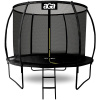 Aga SPORT EXCLUSIVE Trampolína 250 cm čierna + ochranná sieť + rebrík