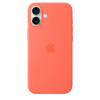 Apple iPhone 16 Plus Silicone Case with MS - Tangerine MDGT4ZM/A