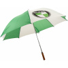 Dáždnik Impliva Umbrella Green-White Logo