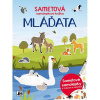 Zamatová samolepková knižka Mláďatá