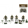 Vojáci army herní set 4 figurky vojenské se zbraněmi a doplňky CZ design plast