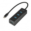 Axagon HUE-S2C HUB 4x USB 3.0 CHARGING USB-C
