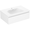 Mexen Orio kúpeľňová skrinka 70 cm s umývadlom Vela, 1 zásuvka, biela mat - 91A10-07023-1-BF01-W23M01