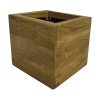 LED drevené nástenné svietidlo CUBE 6 W 480 lm 4000 K dub