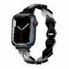 AW Kovový DIAMOND remienok pre Apple Watch - Čierny Farba: Čierna, Veľkosť / Rozteč: 38/40/41/42mm