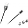 Kabel USB Rebel USB-A - USB-C 1 m Czarny (RB-6004-100-B)