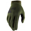 rukavice RIDECAMP, 100% (zelená army/čierna)