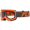 okuliare FOCUS, FLY RACING (čierna/oranžová)