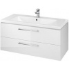 Cersanit SET 809 LARA Skrinka 100x46x45aCOMO 100 umývadlo v dem. Biela lesk S801-191-DSM S801-191-DSM