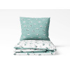 Dreamy Linens Obliečky bavlnené Autíčka zelené