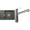 Set Schock S5-4 (dřez Mono D-100XS Silverstone + baterie SC-510 Silverstone)