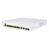 Cisco switch CBS350-8P-2G-EU (8xGbE,2xGbE/SFP combo,8xPoE+,67W,fanless) - REFRESH CBS350-8P-2G-EU-RF
