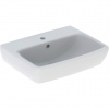 Geberit Selnova Square - Umývadlo 500x420 mm, s 1 otvorom na batériu, s prepadom, biela 500.310.01.7