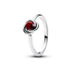 PANDORA prsten Červený kruh věčnosti 50 192993C01-50