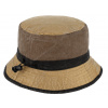 Fiebig - Headwear since 1903 Voľnočasový legendárny bucket hat od Fiebig 1903 - hnedobéžový - vypraná bavlna Veľkosť: 56 cm