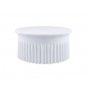 TENTino Elastický obrus SKIRTING na okrúhly stôl 152 cm Farba obrusu: BIELA / WHITE