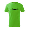 EKG formula - Tričko detské bavlnené - 134 cm/8 rokov ( Apple Green )