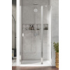 RADAWAY NES DWJ II 80cm pravé dvere do niky, profil chróm, sklo číre, 10036080-01-01R