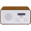 Denver DAB-30DW Dark Wood 111111000650 stolný rádio, DAB+, FM, funkcia alarmu, hnedé drevo (hodvábne matné); 111111000650