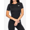 Dámske športové tričko Under Armour HeatGear Authentics Compression SS - black/white