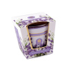 Vonná sviečka v skle 120 g - (Levander Provence) levanduľová