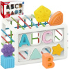 WOOPIE BABY Flexibilná senzorická kocka Baby Sorter Farebné tvary Abeceda 15 ks