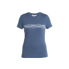 Icebreaker Womens Merino 150 Tech Lite III SS Tee Mountain Lines, Dawn 0A56YIA76 dámské tričko S
