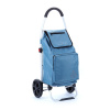 Nákupný vozík na veľkých kolieskach termo vrecko 50l Airtex 107 modrá světle
