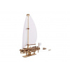 UGEARS 3D drevené mechanické puzzle Jachta The Ocean Beauty UG70111 - 3D skladačka
