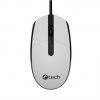 C-TECH Myš WM-10, černo/bílá, USB WM-10W