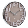 Designové nástěnné hodiny Future Time FT7010BR Numbers caffé latte 30cm