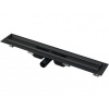 Alca plast Žlab Alcaplast APZ101BLACK-750 podlahový Low s okrajem pro perforovaný rošt černá mat