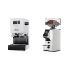 Gaggia Classic E24 BC, white + Eureka Mignon Specialita Smart, CR white
