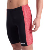 Arena Abstract Tiles Swim Jammer Black Red 2X Small