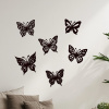 drevo zivota Drevená dekorácia Jarní motýliky Rozměry (cm): 11x11, Farebný dekor: Černá