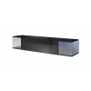 Cama Meble Tv stolík SKY biely/biely lesk drevo 160 cm x 30 cm x 40 cm