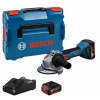 Bosch Profesionálna uhlová brúska GWS 18V-8 800W 125mm 2x4Ah L-BOXX