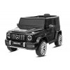 Elektrické autíčko Mercedes G, čierne, Jednomiestne sedadlo, 12V batéria, 2,4 GHz DO, 2X MOTOR, USB, SD karta, ORGINAL licencia
