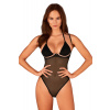 Body OBSESSIVE Selinne Teddy čierna XS/S