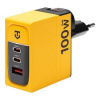 AppleMix Nabíjačka / napájací adaptér TACTICAL Nett Warrior - USB-A + 2x USB-C - 100W - GaN - žltá