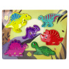 mamido Drevené Puzzle Zvieratá Dinosaury K Párovanie
