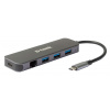 D-Link DUB-2334 dokovacia stanica a replikátor portov Kábel USB Typ-C Šedá (DUB-2334)