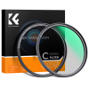 K&F 72MM C Series Magnetic CPL Filter,Reflection Green Film,With magnetic mount, K&F Concept