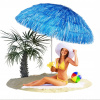 Plážový slnečník DUŻY PARASOL PLAŻOWY OGRODOWY HAWAJSKI 150 cm modrý