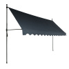 Teleskopická markíza 350x120 cm AGA DS583-GRY - sivá